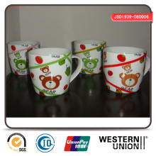 Tasse en porcelaine en forme de tambour de 14 oz